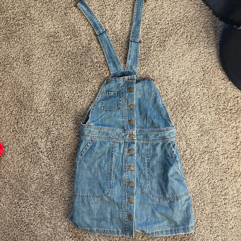 Forever 21 Denim Overall Dress